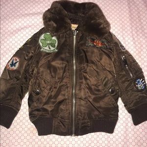 Alpha industries inc. Kids flight jacket.